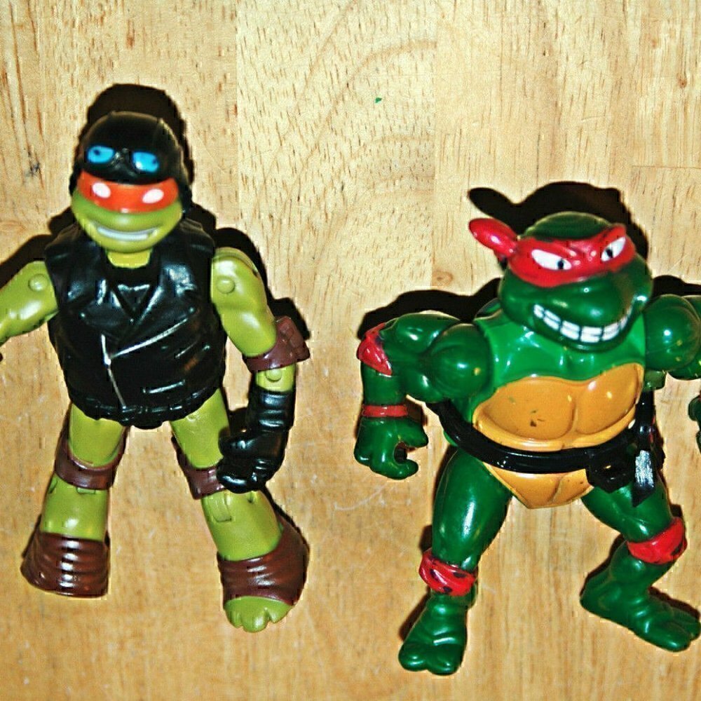 Vintage  Ninja Turtles 4" Action Figures Mirage Studios Playmates